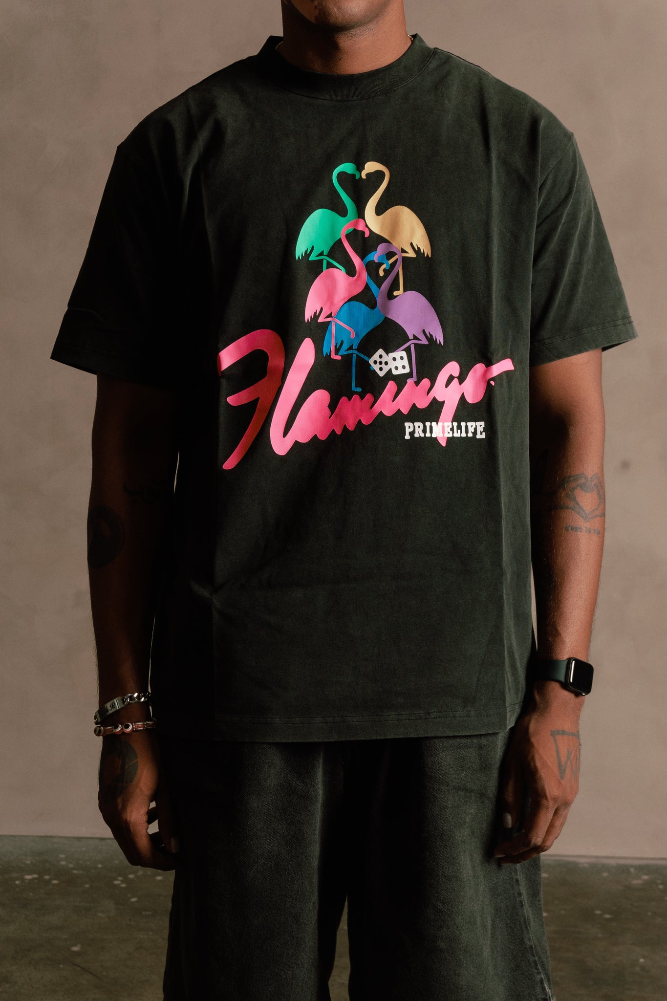 Flamingo T-Shirt [black]
