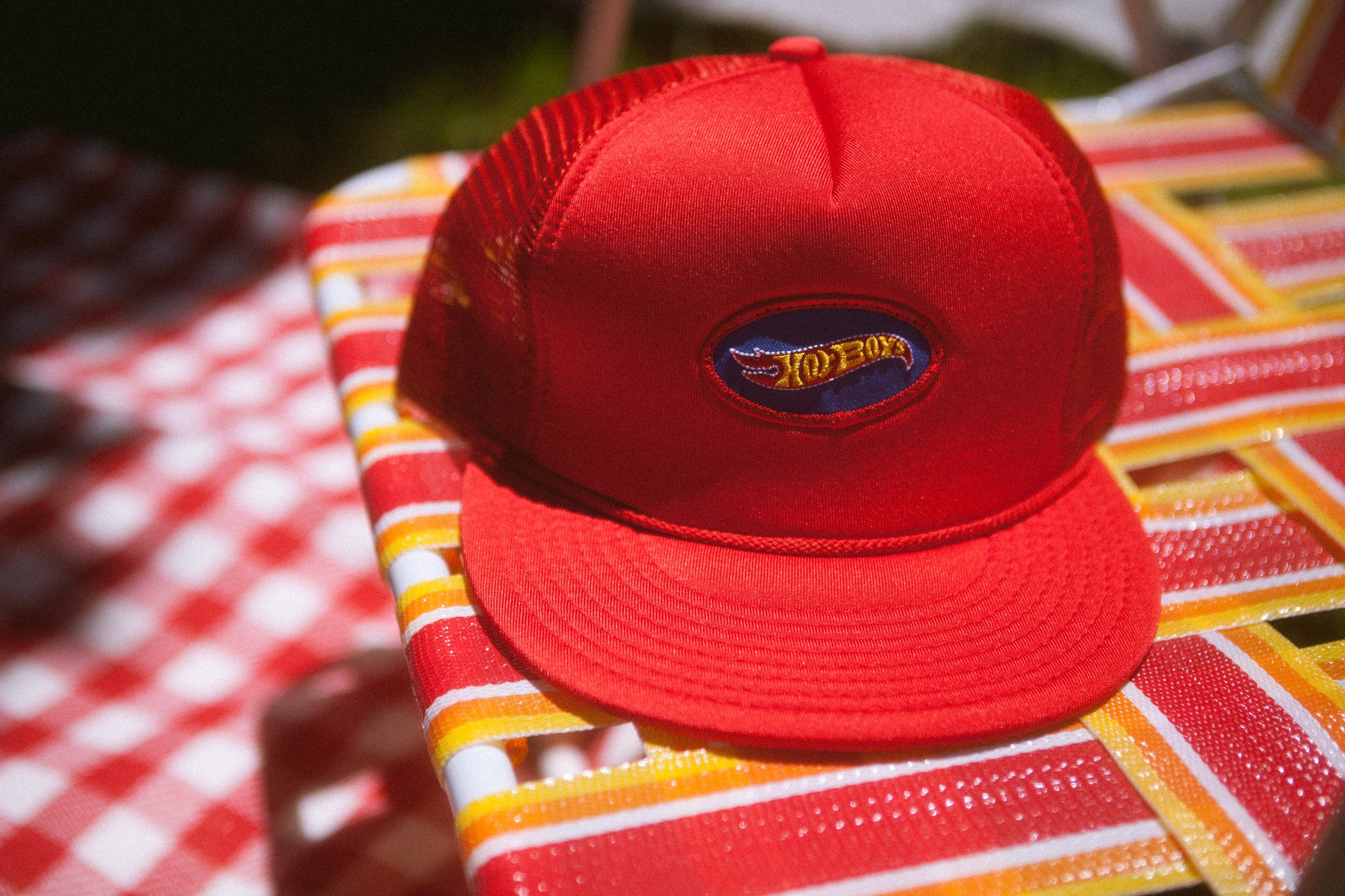 Hot Boys Trucker Hat [Red}