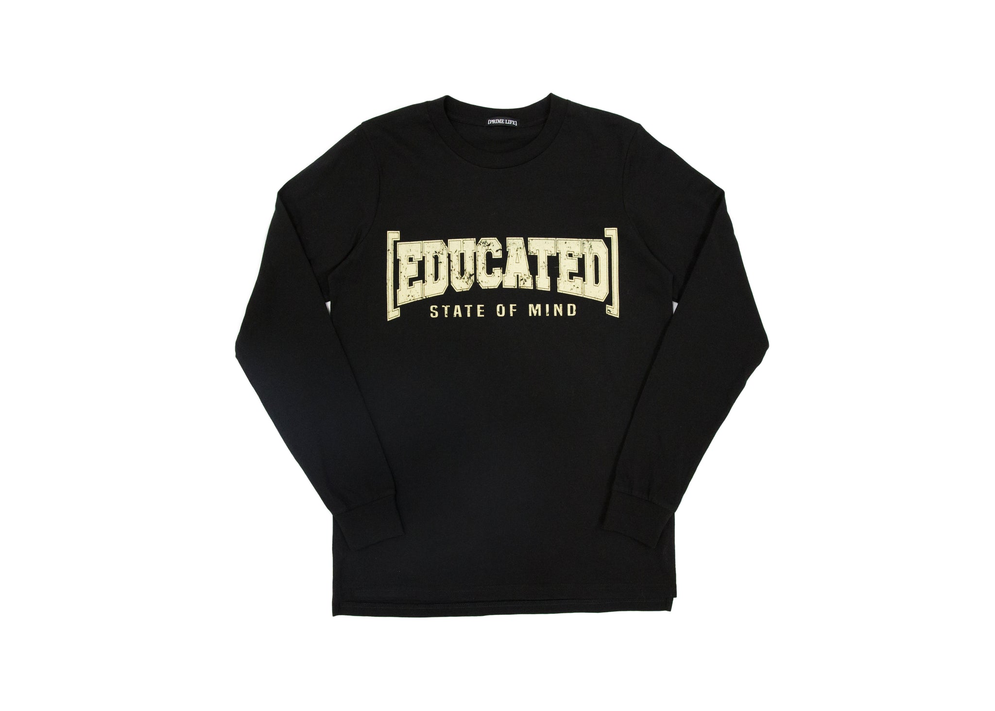 Black [Educated] Long Sleeve T-Shirt