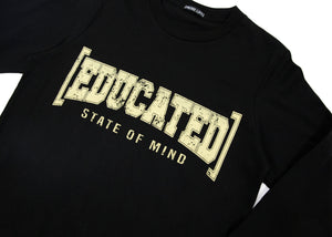 Black [Educated] Long Sleeve T-Shirt