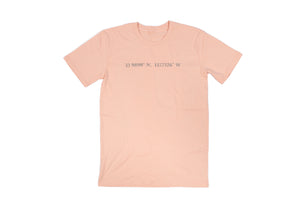 Location T-Shirt [pale pink]