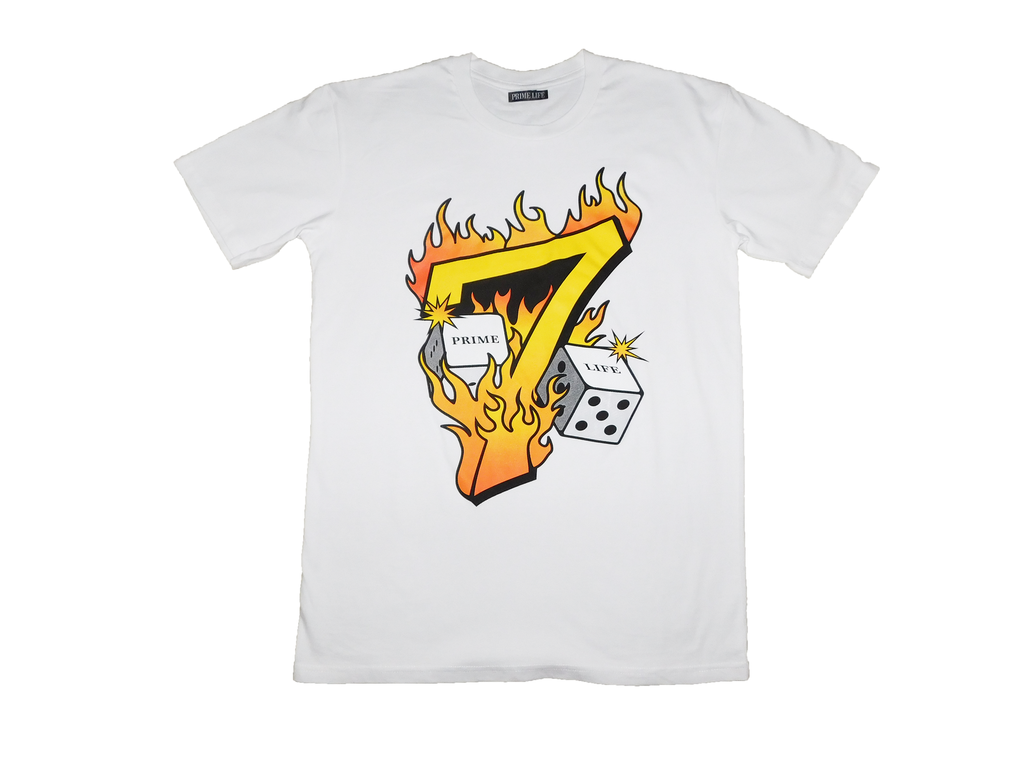 Lucky Number 7 Tee [White]