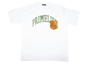 Collegiate T-shirt [white/green]